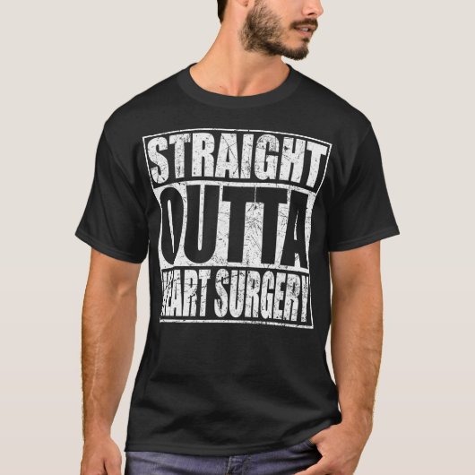 Open hartchirurgie Shirt Survivor Post Attack Reco (Voorkant)