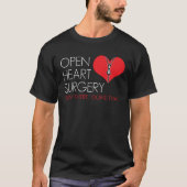 Open hartchirurgie Survivor Funny T-shirt (Voorkant)