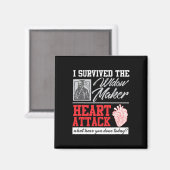 Open hartchirurgie Survivor Widow Maker Heart Atta Magneet (Voorkant / Achterkant)