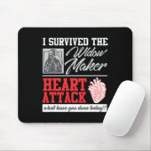 Open hartchirurgie Survivor Widow Maker Heart Atta Muismat (Met muis)