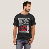 Open hartchirurgie Survivor Widow Maker Heart Atta T-shirt (Voorkant volledig)