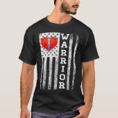 Open hartchirurgie Warrior Gift for Heart Patiënte T-shirt (Voorkant)