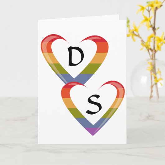 Open Harten Kaart (Gele Bloem)