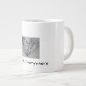 Open Heart Giant Coffee Mok Gepersonaliseerd (Voorkant rechts)
