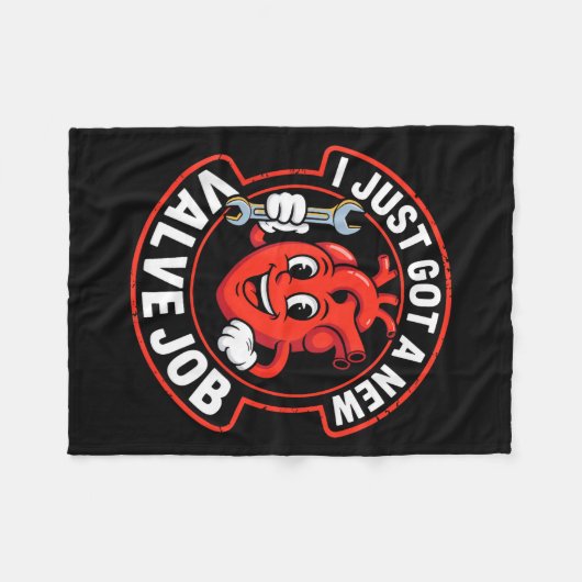 Open Heart Surgery Recovery Funny  Fleece Deken (Voorkant (Horizontaal))