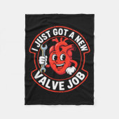 Open Heart Surgery Recovery Funny  Fleece Deken (Voorkant)