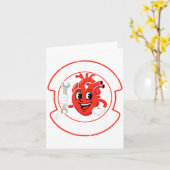 Open Heart Surgery Recovery Funny  Kaart (Gele Bloem)