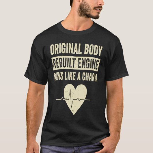 Open Heart Surgery Recovery Heart Surgery Survivor T-shirt (Voorkant)