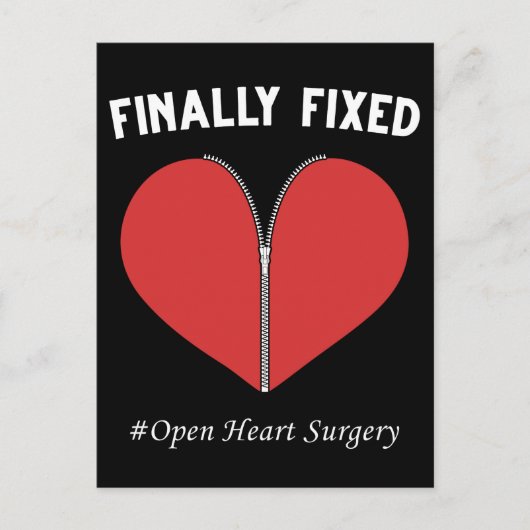 Open Heart Surgery Recovery Operation Bypass Briefkaart (Voorkant)