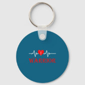 Open Heart Surgery Recovery Survivor Heart Warrior Sleutelhanger (Voorkant)