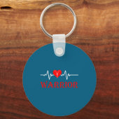 Open Heart Surgery Recovery Survivor Heart Warrior Sleutelhanger (Voorkant)