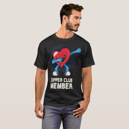 Open Heart Surgery Shirt Survivor Post Attack Reco (Voorkant volledig)