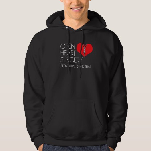 Open Heart Surgery Zipper Club Hoodie (Voorkant)