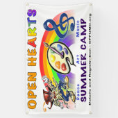 Open Hearts Summer Camp Spandoek (Verticaal)