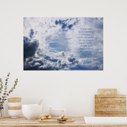 Open Heavens Print met Scriptversie (Keuken)