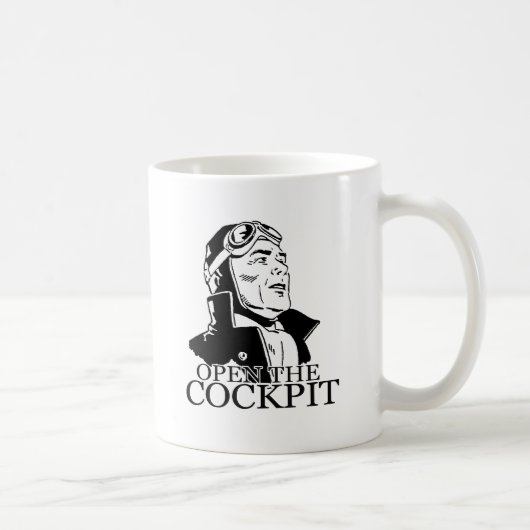 Open het cockpit koffiemok (Rechts)