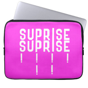 OPEN HET NU CADEAUVERPAKKING GEEL ROOD LAPTOP SLEEVE