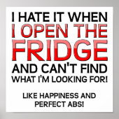 Open het Poster Fridge Funny (Voorkant)
