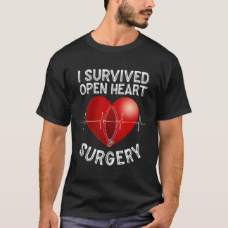 Open hij overleefde de aanval t-shirt