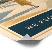 Open Horizon Mid Century Modern Poster (Hoek)