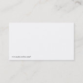 Open Horizons Visitekaartje (Achterkant)