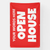 OPEN HOUSE Aangepaste Banner (Verticaal)