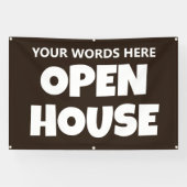 OPEN HOUSE Aangepaste Banner (Horizontaal)