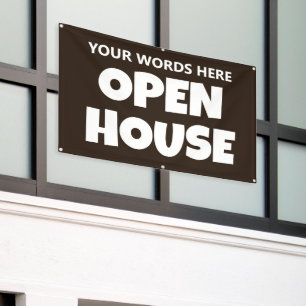 OPEN HOUSE Aangepaste Banner