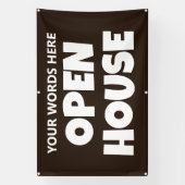 OPEN HOUSE Aangepaste Banner (Verticaal)