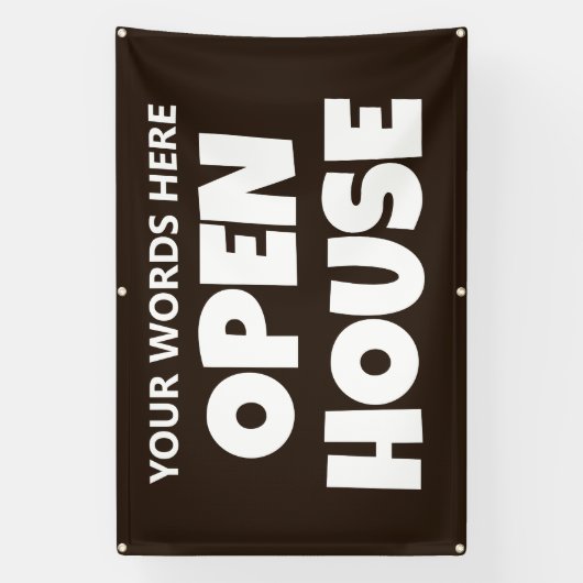 OPEN HOUSE Aangepaste Banner (Verticaal)