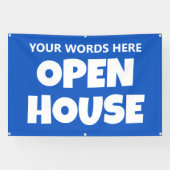 OPEN HOUSE Aangepaste Banner (Horizontaal)