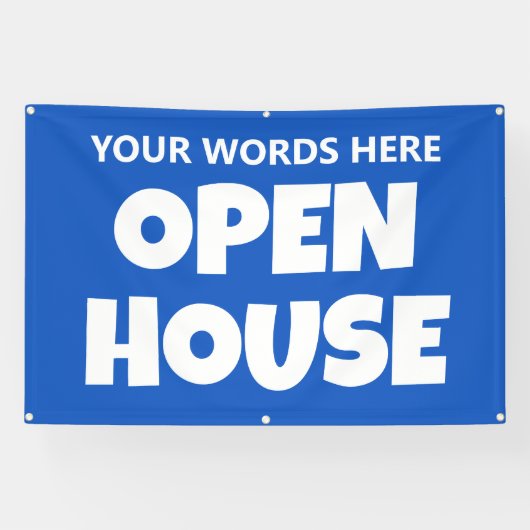 OPEN HOUSE Aangepaste Banner (Horizontaal)