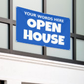 OPEN HOUSE Aangepaste Banner (Buitenkant Gebouw)