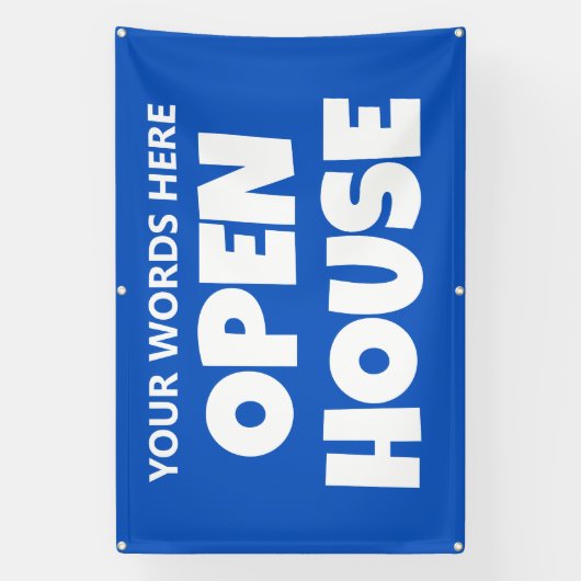 OPEN HOUSE Aangepaste Banner (Verticaal)