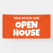 OPEN HOUSE Aangepaste Banner (Horizontaal)