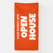 OPEN HOUSE Aangepaste Banner (Verticaal)