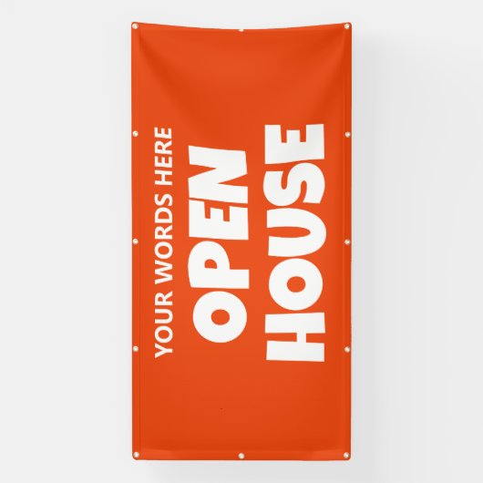 OPEN HOUSE Aangepaste Banner (Verticaal)