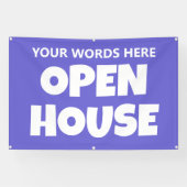 OPEN HOUSE Aangepaste Banner (Horizontaal)