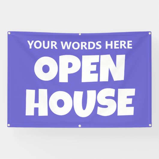 OPEN HOUSE Aangepaste Banner (Horizontaal)