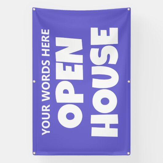 OPEN HOUSE Aangepaste Banner (Verticaal)