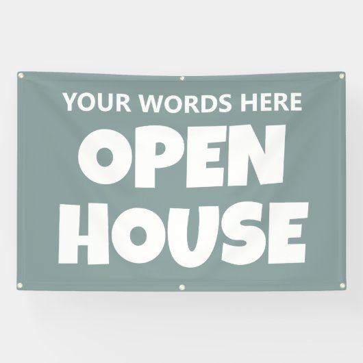 OPEN HOUSE Aangepaste Banner (Horizontaal)