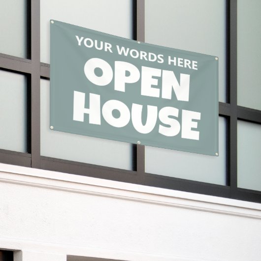 OPEN HOUSE Aangepaste Banner (Buitenkant Gebouw)