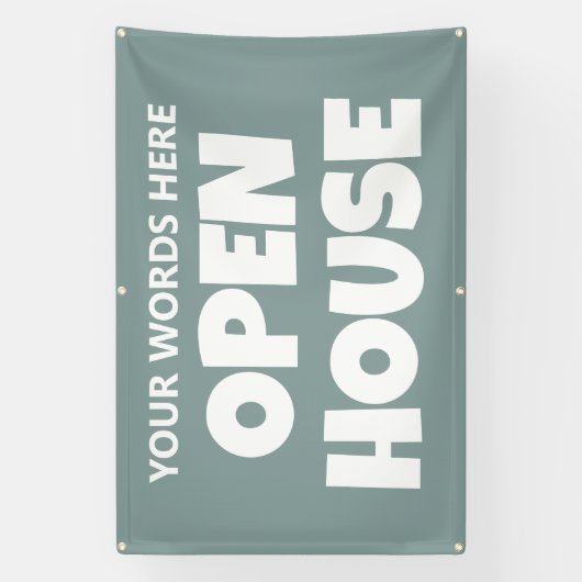 OPEN HOUSE Aangepaste Banner (Verticaal)