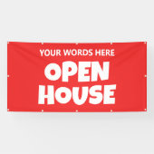 OPEN HOUSE Aangepaste Banner (Horizontaal)
