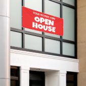OPEN HOUSE Aangepaste Banner (Buitenkant Gebouw)