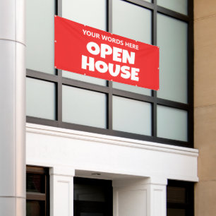 OPEN HOUSE Aangepaste Banner