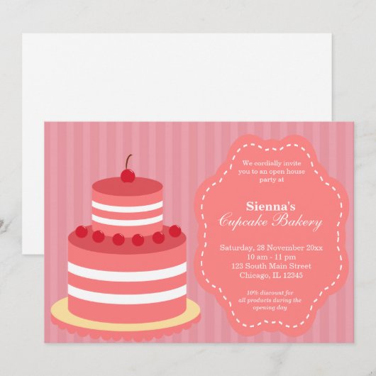 Open House Bakkerij Kaart (Voorkant / Achterkant)