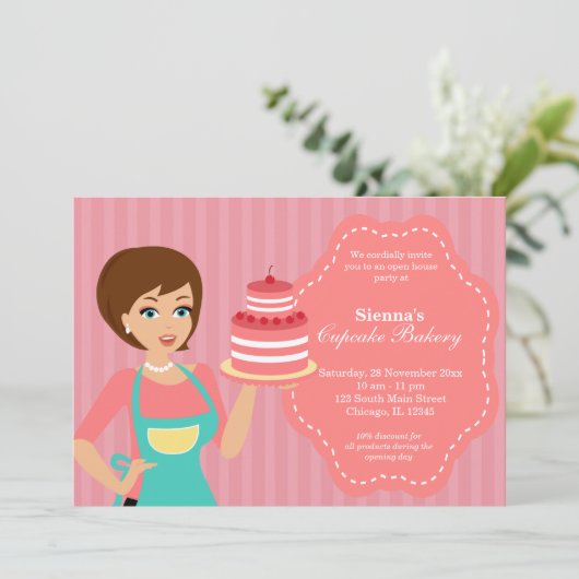 Open House Bakkerij Kaart (Staand voorkant)