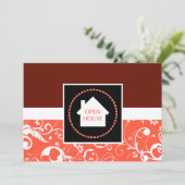 open - house bekendmaking : professionele demaag kaart (Staand voorkant)