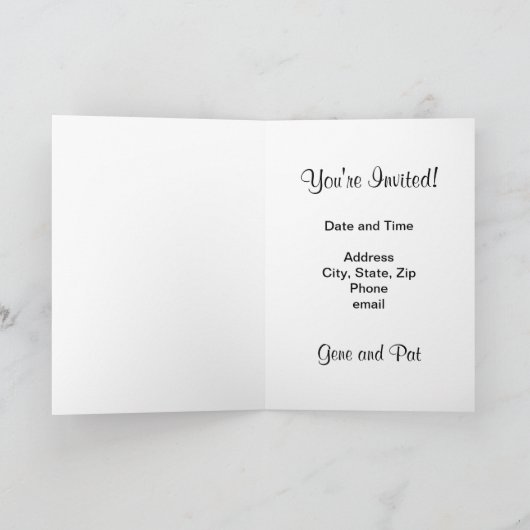 Open House Card aanpassen (Binnen)